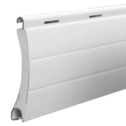 Volet roulant solaire aluminium blanc - ouverture motorisée - - l.80 x H.205 cm-Fortia Best