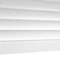 Volet roulant solaire aluminium blanc - ouverture motorisée - - l.120 x H.125 cm-Fortia Best