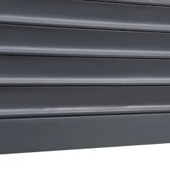 Fortia Volet roulant solaire aluminium anthracite - ouverture motorisée - - l.80 x H.205 cm