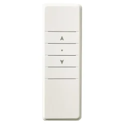 Volet roulant solaire aluminium blanc - ouverture motorisée - - l.140 x H.215 cm-Fortia Online