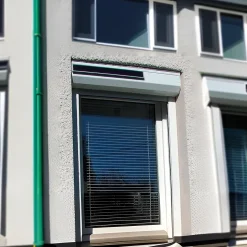 David fermetures Volet Roulant Solaire Somfy (Blanc signalisation RAL9016 - 2400 x 2200mm)