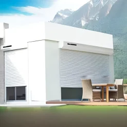 Volet Roulant Solaire Somfy (Gris anthracite RAL7016 - 2400 X 2100mm)-David fermetures Online