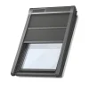 Velux Volet roulant souple pour fenêtre de toit, gris anthracite, à énergie solaire, l.78 x H.118 cm, SSS MK06 0000S