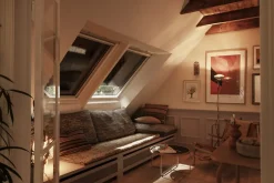 Velux Volet roulant souple pour fenêtre de toit, gris anthracite, à énergie solaire, l.78 x H.118 cm, SSS MK06 0000S