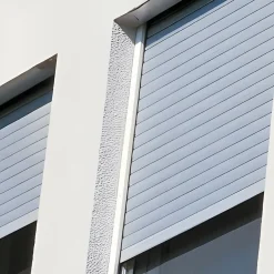 David fermetures Volet Roulant Traditionnel en aluminium 45mm (Gris anthracite RAL7016 - Moteur TELCO radio à télécommande - 1200 x 2150 mm)