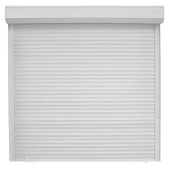 Volet roulant uPVC blanc - ouverture manuelle par sangle - - l.120 x H.145 cm-Fortia Discount