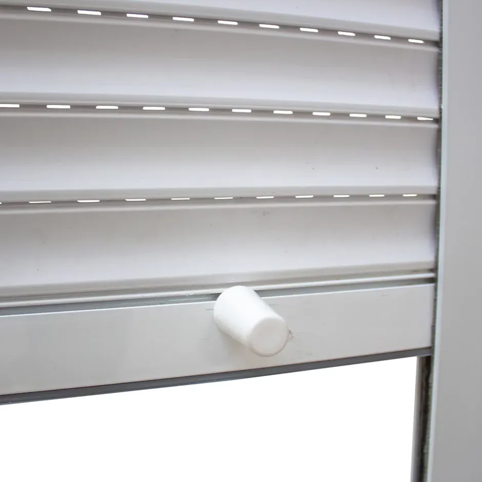 Volet roulant uPVC blanc - ouverture manuelle par sangle - - l.120 x H.175 cm-Fortia Best