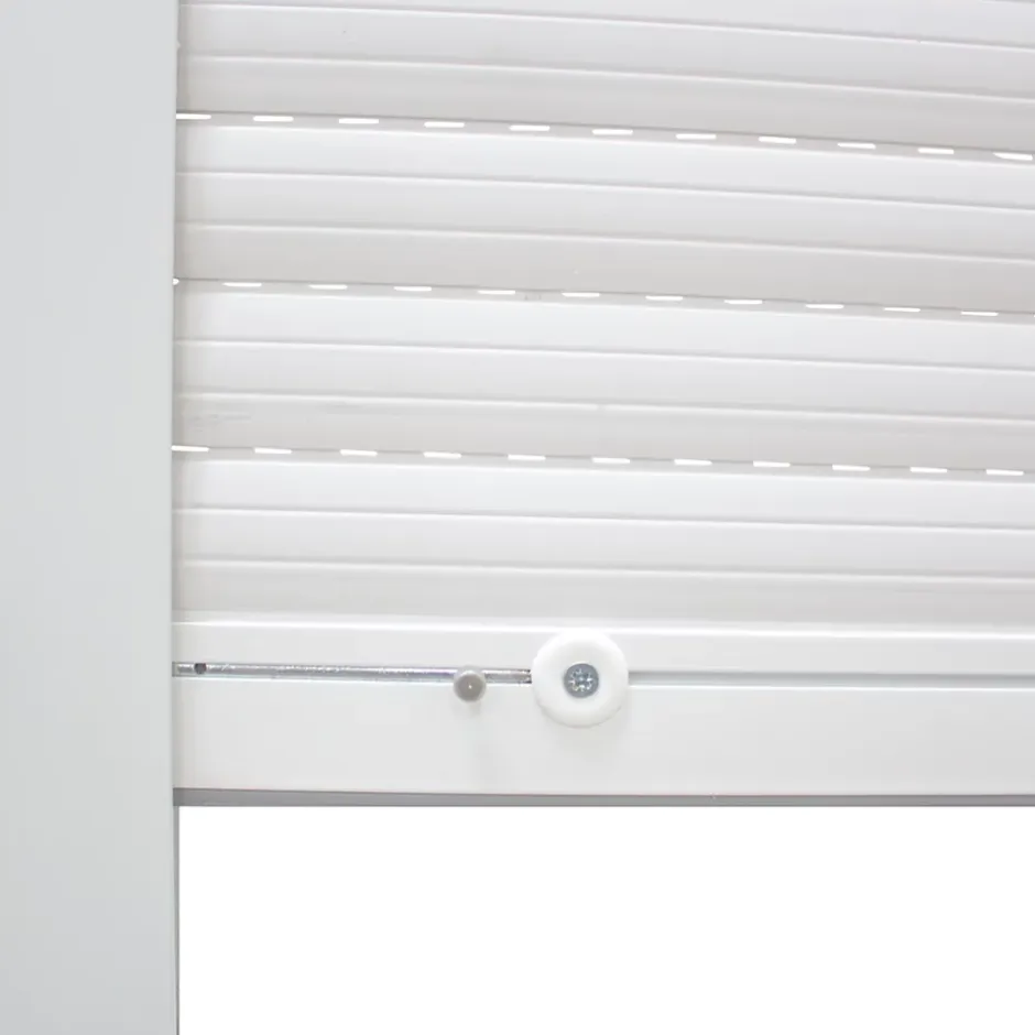 Volet roulant uPVC blanc - ouverture manuelle par sangle - - l.120 x H.175 cm-Fortia Best
