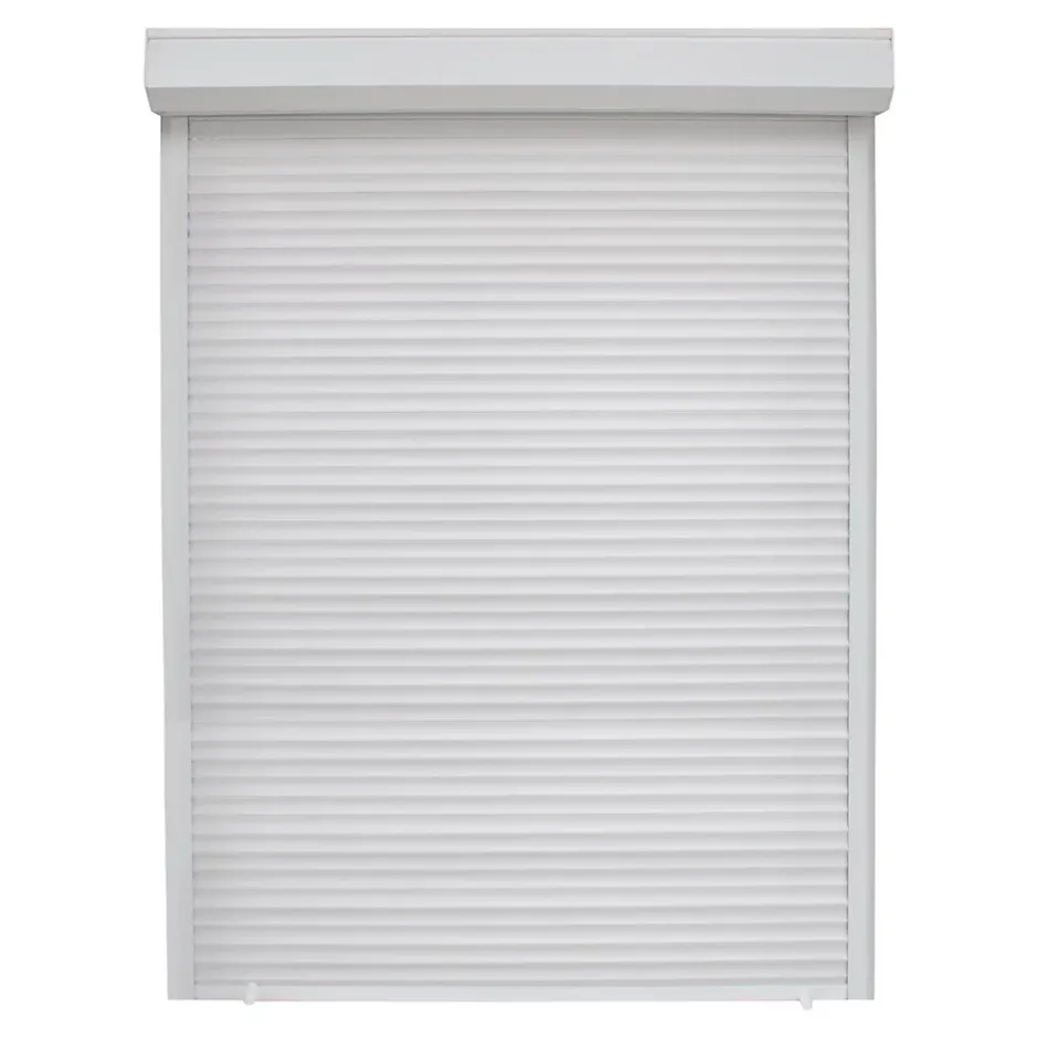 Volet roulant uPVC blanc - ouverture manuelle par sangle - - l.120 x H.175 cm-Fortia Best
