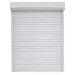 Volet roulant uPVC blanc - ouverture manuelle par sangle - - l.100 x H.155 cm-Fortia