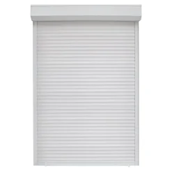 Fortia Volet roulant uPVC blanc - ouverture manuelle par sangle - - l.100 x H.175 cm