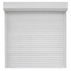 Fortia Volet roulant uPVC blanc - ouverture manuelle par sangle - - l.100 x H.125 cm