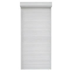 Volet roulant uPVC blanc - ouverture manuelle par sangle - - l.80 x H.215 cm-Fortia Discount