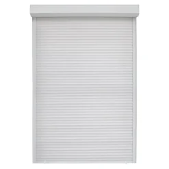 Fortia Volet roulant uPVC blanc - ouverture manuelle par sangle - - l.120 x H.215 cm