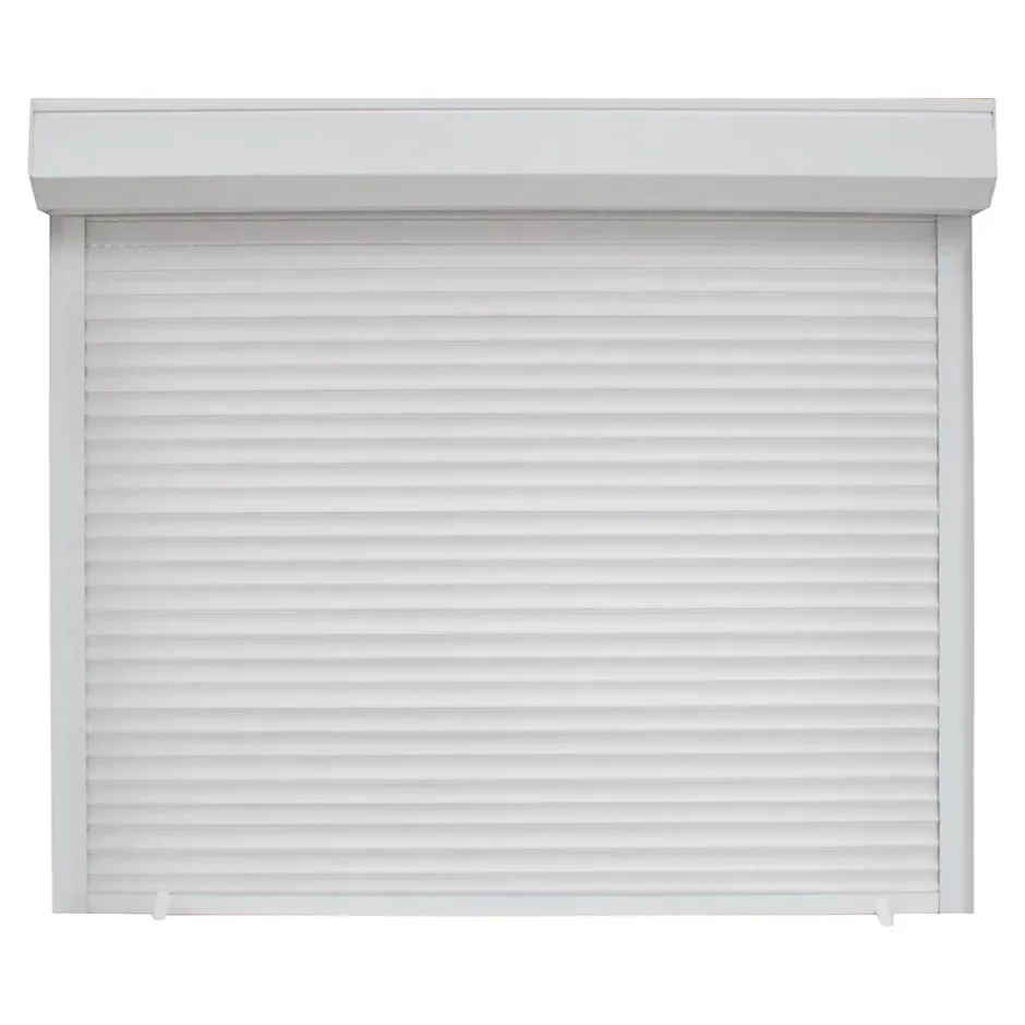Volet roulant uPVC blanc - ouverture manuelle par sangle - - l.120 x H.125 cm-Fortia Best