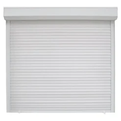 Volet roulant uPVC blanc - ouverture manuelle par sangle - - l.120 x H.135 cm-Fortia Outlet