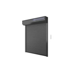 Volet-Moustiquaire Volet solaire alu radio H 130 cm x L 120 cm Gris