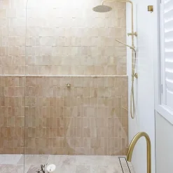 Véritable BEJMAT artisanal marocain 4.5 x 14.5 cm NATUREL-Concept Mosaïque Discount