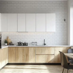 Concept Mosaïque Véritable BEJMAT artisanal marocain 4.5 x 14.5 cm BLANC