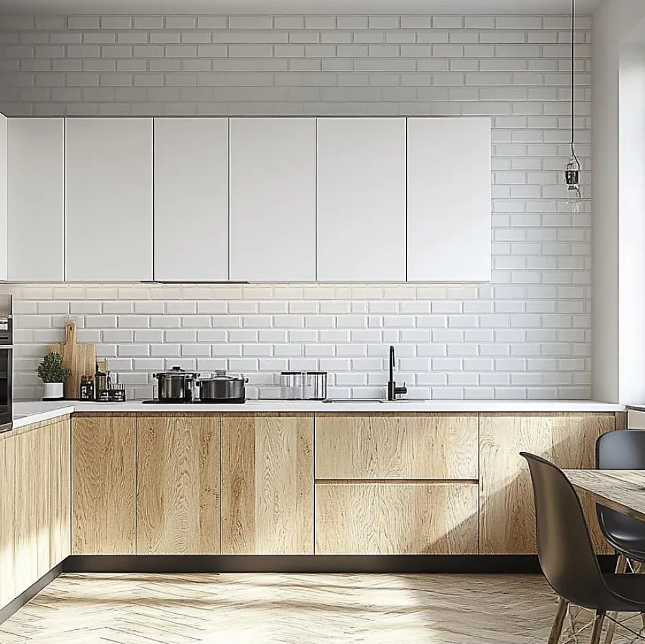 Concept Mosaïque Véritable BEJMAT artisanal marocain 4.5 x 14.5 cm BLANC