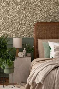 Walls4You papier peint peau de léopard beige - 53 cm x 10.05 m - 935328