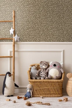 Walls4You papier peint peau de léopard beige - 53 cm x 10.05 m - 935328