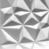 16x - 4m2 panneaux muraux 3D en polystyrène XPS flexibles 50 x 50 cm Revêtement mural et de plafond moderne Rubin White-Ikhemalarka Sale