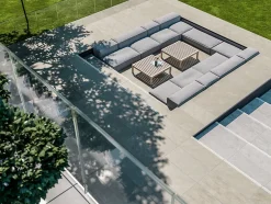 Allocarrelage 60x120 Dalle 2cm Pietra Serena Cream Extérieur R11 -