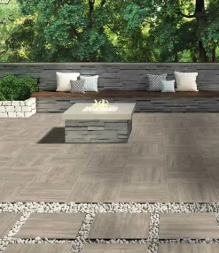 60x60 Lot 2 Dalles Ép. 20mm Effet Bois GMP 700 Beige R11 - Alocarrelage-Allocarrelage Best