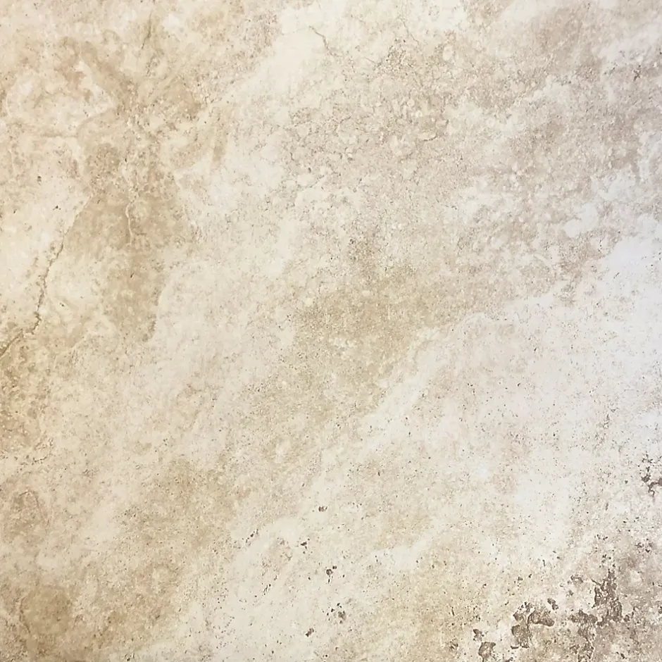 60x60 Lot 2 Dalles Grès Cérame Imitation Pierre de Travertin ép. 20mm - R11-Allocarrelage