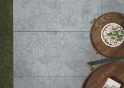 Allocarrelage 60x60 Lot 2 Dalles ép. 20mm Gres Pierre Perle R11 -