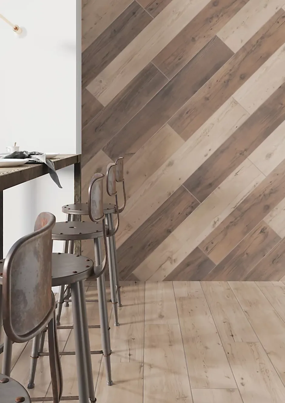 Allocarrelage 20x120 Tonella Beige Carrelage Parquet Rectifié R10 -