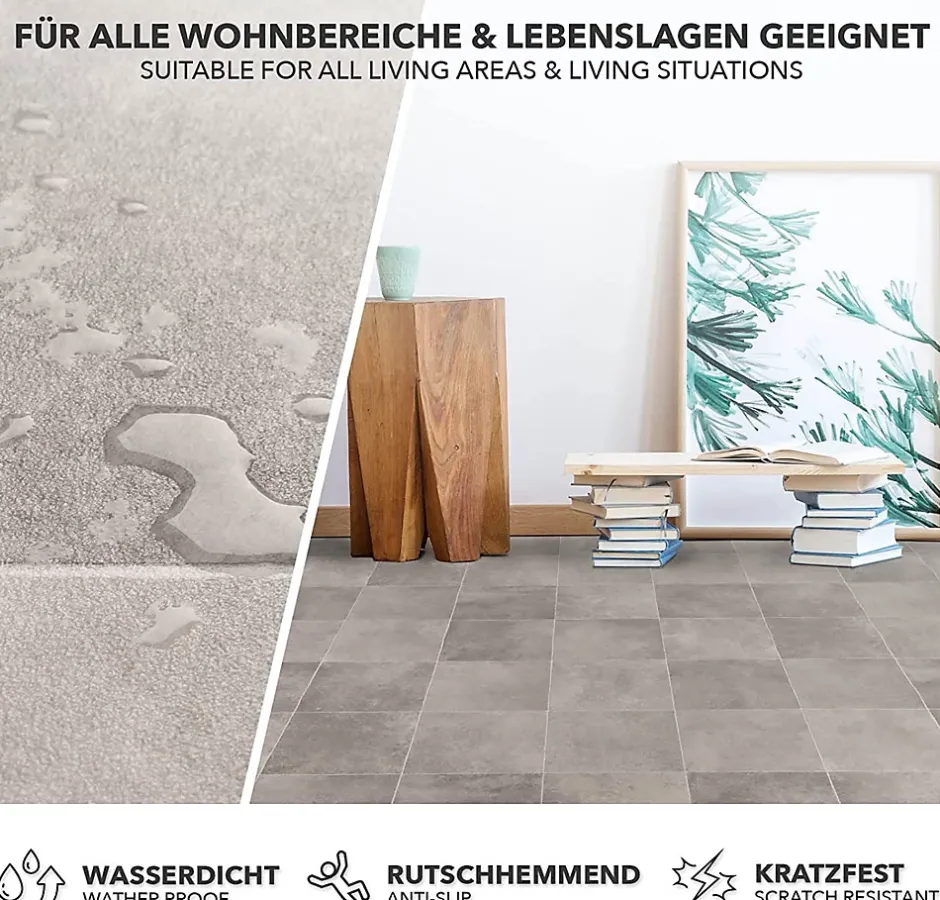 Zala 997m Aspect Bois carrelage Revêtement de Sol, 100 x 500 cm-Floordirekt Hot